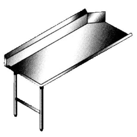 SPG CDT-SL-4-L - Universal Stainless Dishtable, Clean, Straight Design