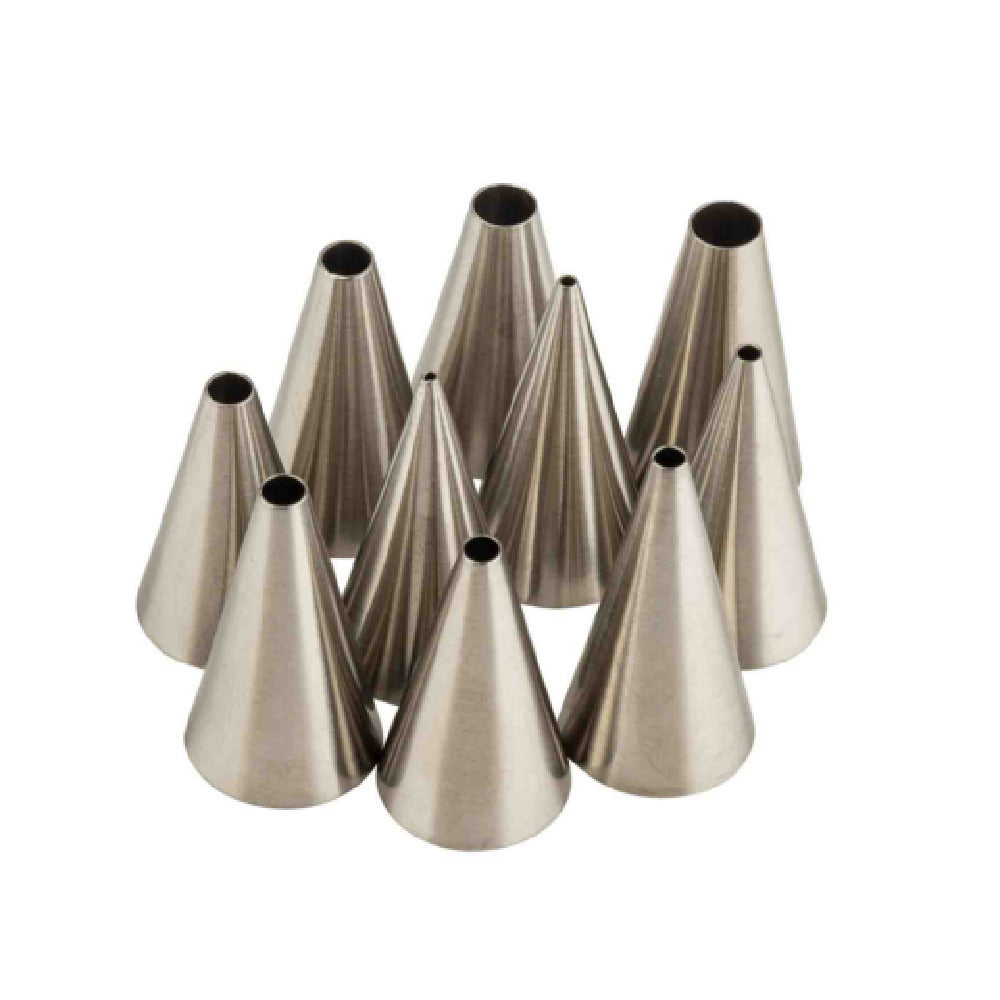 TableCraft Products 13553 - Pastry Tip, 0.75"W X 0.75"D X 1.25"H, Round Tip