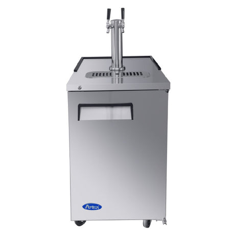 Atosa MKC23GR Atosa Draft Beer Cooler 23"W X 31-1/10"D X 54-4/5"H Rear-mounted Self-contained Refrigeration