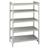 Cambro CPU187272V5PKG Camshelving® Premium Starter Unit 18"W X 72"L X 72"H 5-tier