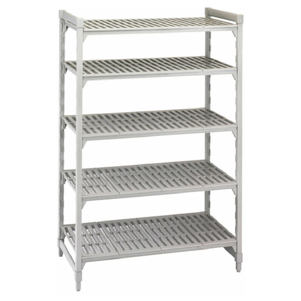 Cambro CPU183064V5480 Camshelving® Premium Starter Unit 18"W X 30"L X 64"H 5-tier