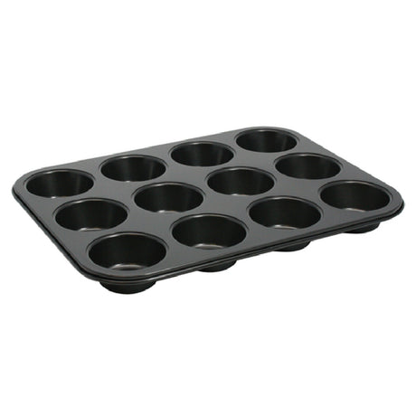 Winco AMF-12NS Muffin Pan (12) 3 Oz. 2-3/4" Dia. X 1-1/8"H Cups 15-1/2"L X 11"W Pan