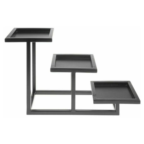 Hubert 43157 - Cerve Collection Cube Holder, 3-tier, 6" X 17-3/10" X 9-7/10"H