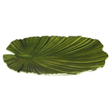 GET Enterprises M14PL-DG Elite Global Solutions Platter 14"L X 13-1/2"W X 1-3/4"H Palm Leaf Shape