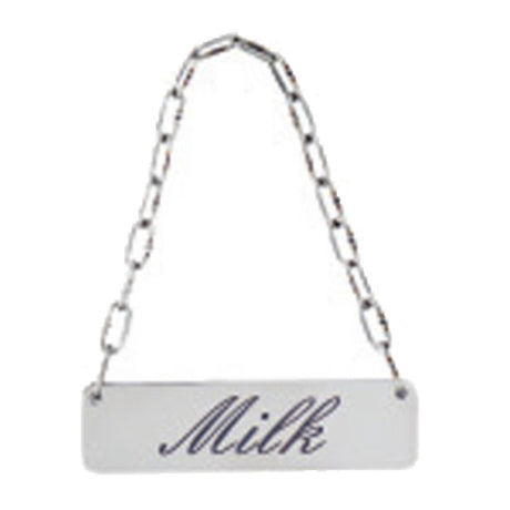 Paderno 57331-EM ID Chain Plate Milk Stainless Steel