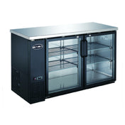SABA SBB-24-60G Back Bar Cooler Two-section 60-3/4" W