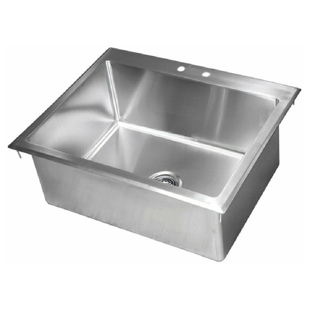 John Boos PB-DISINK282012-X Pro-Bowl Drop-In Sink 1-compartment 31-5/8"W X 25-5/8"D X 12"H Overall Size