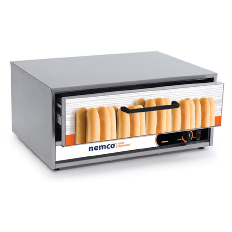 Nemco 8045W-BW-230 Moist Heat Bun/Food Warmer 35.5"W X 17.5"D 64 Bun Capacity