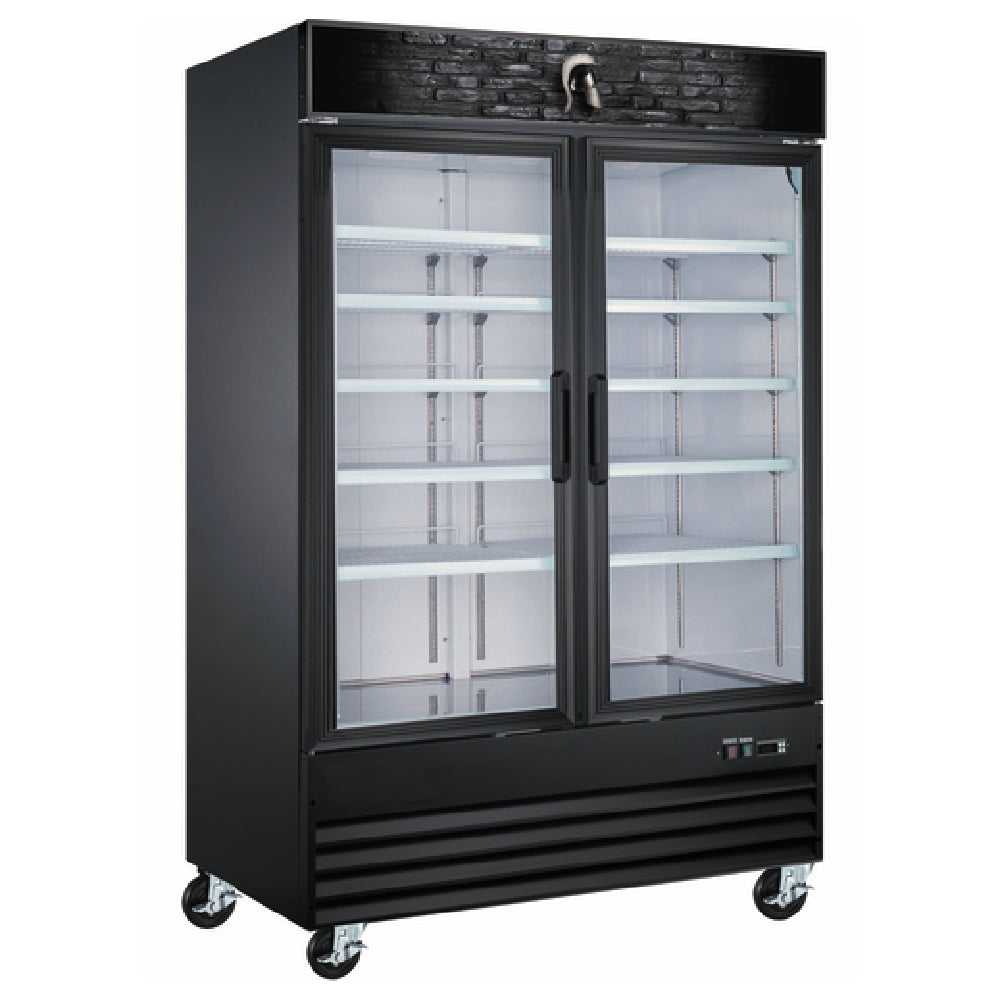 Spartan SGF-53 Reach-In Freezer Merchandiser Two-section 45 Cu. Ft.