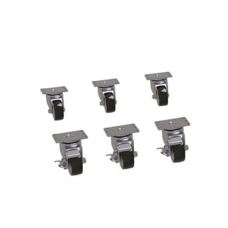 Glastender C-6X4-1/8 Casters 4-1/8" (set Of Six)