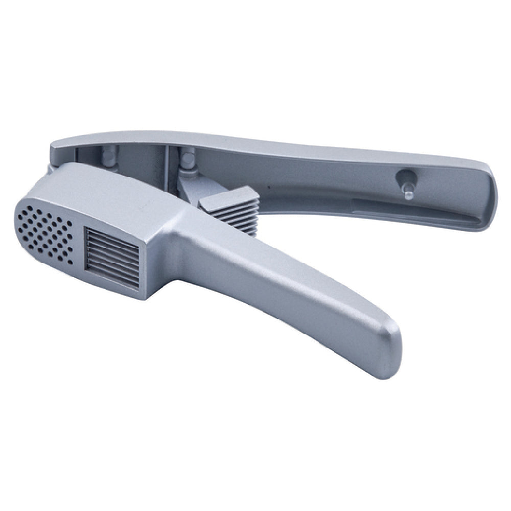 Winco GP-2 Garlic Press & Slicer 7-1/2" Long With Tool Attached To Inside Of Handle