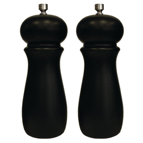 Winco SP-624 Pepper Mills 2-1/4" Dia. X 6"H Includes (2) Knobs