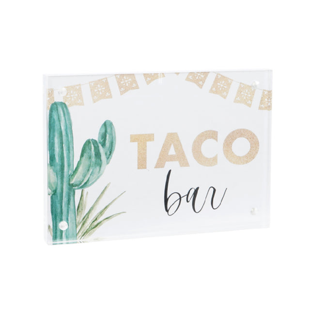 Cal Mil 22349-57 Card Holder 5" X 1" X 7"H Clear Acrylic