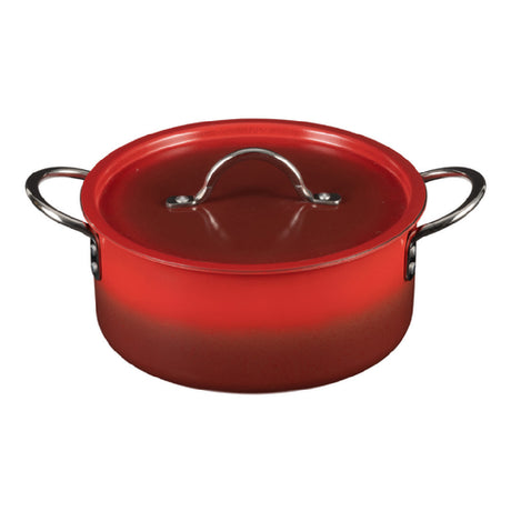 Bon Chef 73302-OM-CR - Country French X - Ombre Sauce Pot, 4 Qt 9 Oz, 9.4″ Dia X 4.4″ H