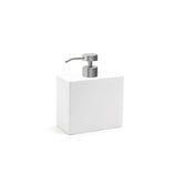 FOH RSP023WHT22 28oz New York Pump Snow With Low Profile Brushed Top Includes One RSP007BSS23 Low Profile Brushed Stainless Pump Top Silver