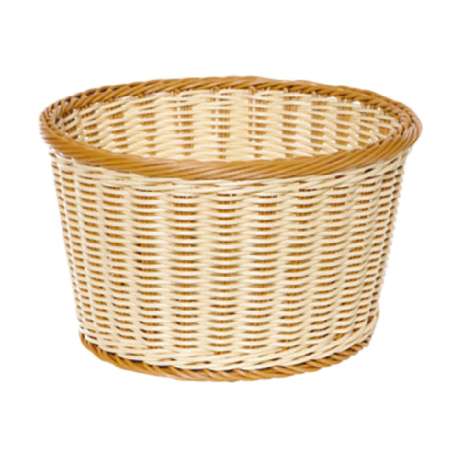 GET Enterprises WB-1521-TT Clipper Mill Designer Polyweave Basket™ 12" Dia. X 7"H Break-resistant