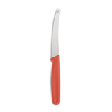 Harold Import Co. 38043 HIC Kitchen 4.25" Tomato Knife Double-pronged Tip German Steel Alloy (X50CrMoV15) With Plastic Handle