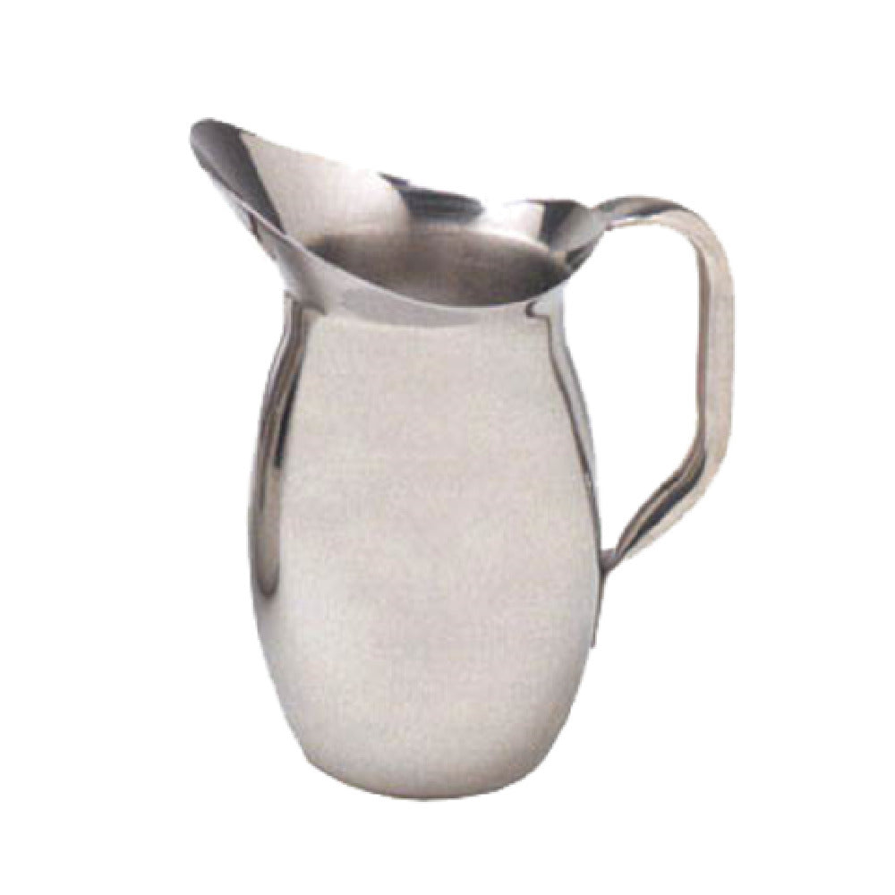 American Metalcraft WP68 Bell Pitcher 68 Oz. 6-1/4" Dia. X 8-1/4"H Stainless Steel