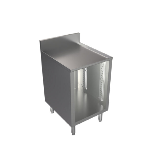 BK Resources UBC-21-W18 Well Series Underbar Cabinet 24"x21" Flat Top With Raised Edge