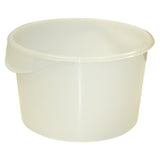 Rubbermaid FG572600WHT - Storage Container, 12 Quart, 13-1/8" Dia. X 8-1/8"H