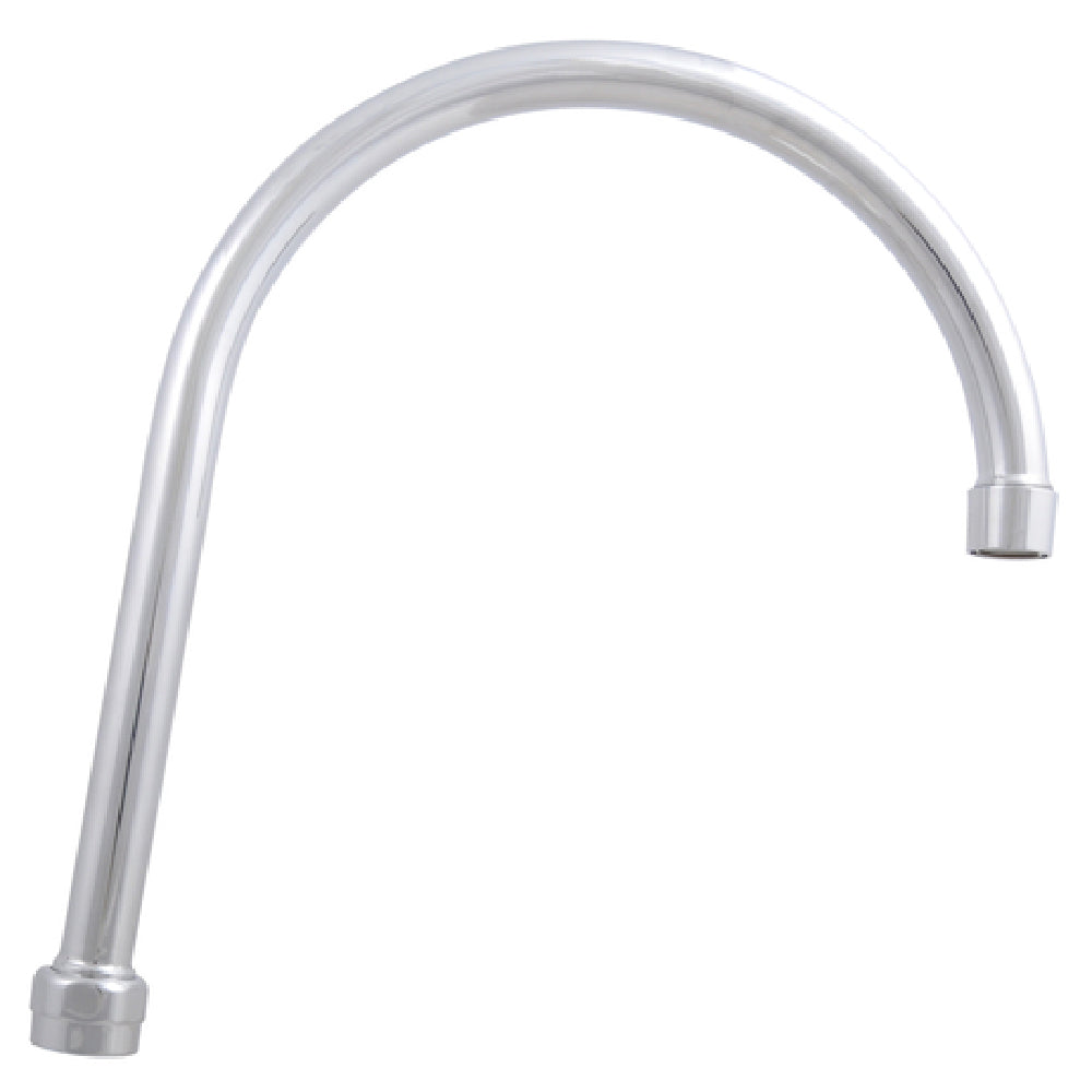 BK Resources BKF-HSPT-8G-G OptiFlow™ Heavy Duty Spout 8" Gooseneck High Polished Chrome Finish