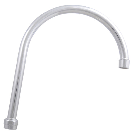 BK Resources BKF-HSPT-8G-G OptiFlow™ Heavy Duty Spout 8" Gooseneck High Polished Chrome Finish