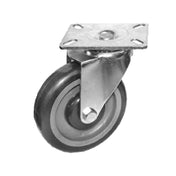 GSW USA KP5012 Caster 4" Dia. 3-1/8" X 4-1/8" Swivel Plate 1-1/8"W Face
