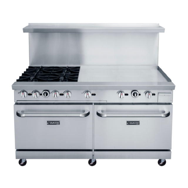 Dukers Appliance Co. USA Ltd. DCR60-4B36GM Gas Range 60"W 4 Burner & 36" Griddle Top