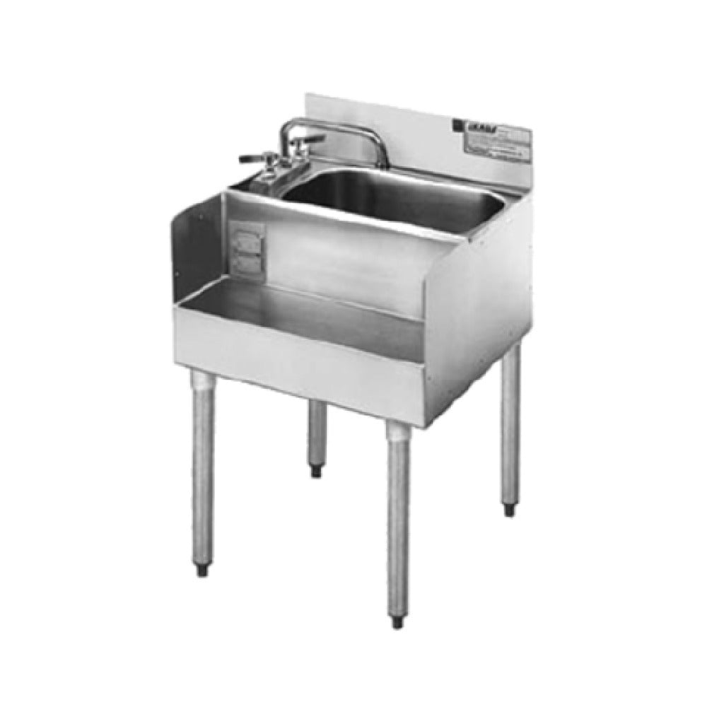 Eagle MA7-18-X 1800 Series Underbar Side-To-Side Modular Add-On Unit Sink Step-down Unit