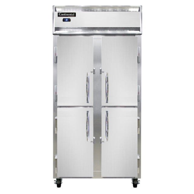 Continental Refrigerator 2RSENSAHD Slim Line Refrigerator Reach-in 36-1/4"W