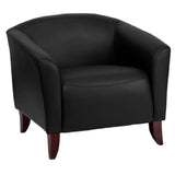 Flash Furniture 111-1-BK-GG Hercules Imperial Series Reception Chair LeatherSoft Upholstery