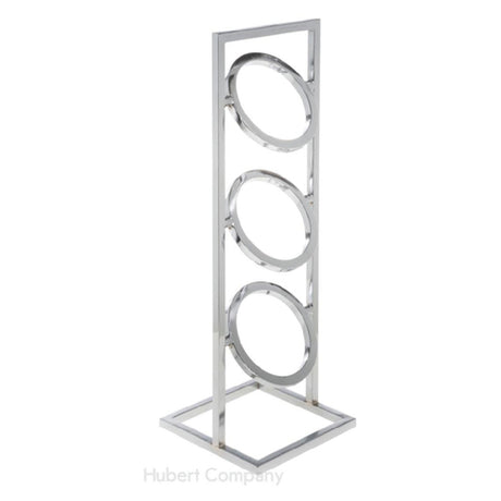 Hubert 74633 - Cerve Collection Cylinder Holder, 3-tier, 6-9/10"L X 6-9/10"W X 20"H