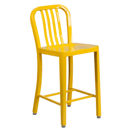 Flash Furniture CH-61200-24-YL-GG Bar Stool 500 Lb. Weight Capacity Counter Height