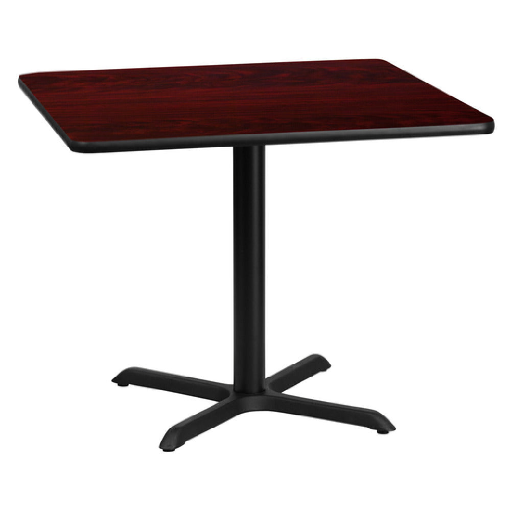 Flash Furniture XU-MAHTB-3636-T3030-GG Table 36"W X 36"D X 31-1/8"H Dining Height