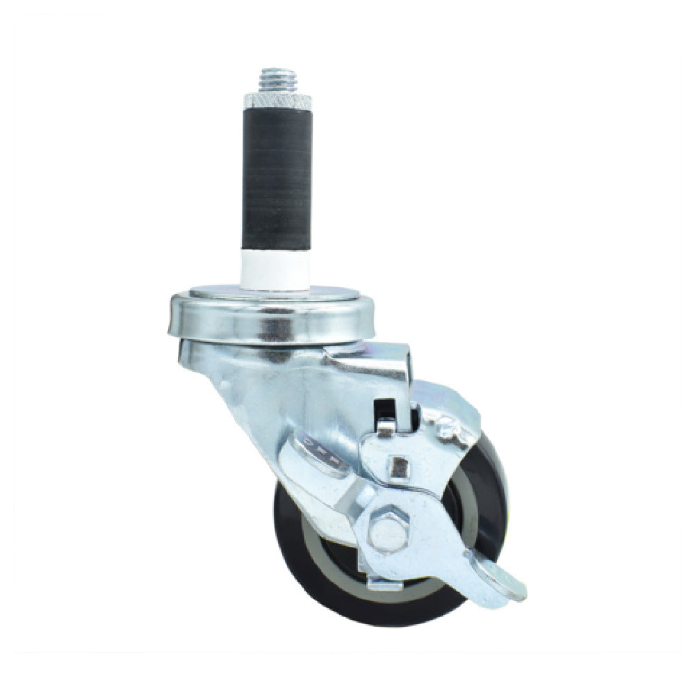 BK Resources 3SBR-1RA-PLY-TLB - Swivel Caster, 1" Expanding Stem, 3" Polyurethane Wheel