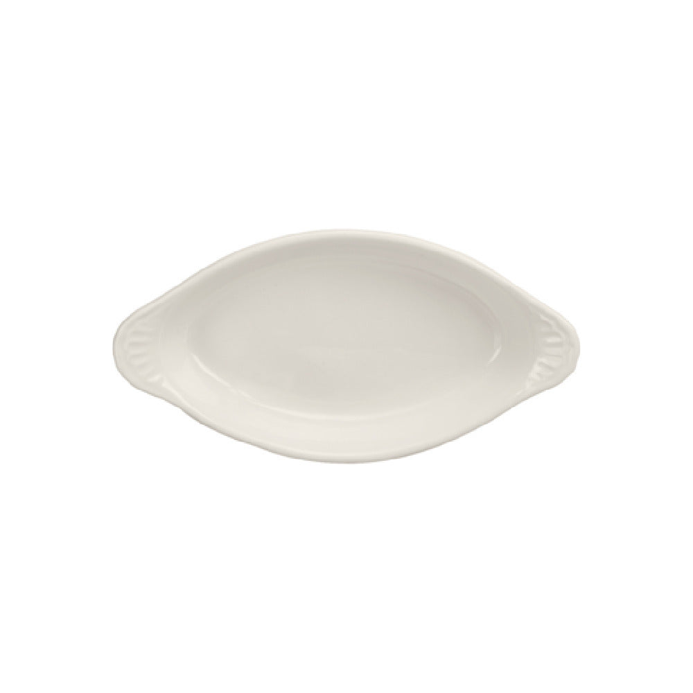 Steelite DCI629W Welsh Rarebit Dish 15 Oz. 10-1/4"L X 5-1/2"W X 1-1/2"H