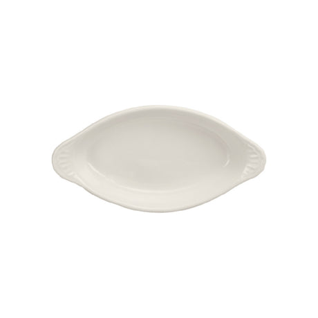 Steelite DCI629W Welsh Rarebit Dish 15 Oz. 10-1/4"L X 5-1/2"W X 1-1/2"H