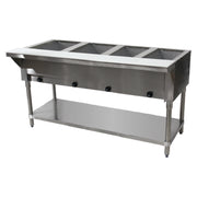 Advance Tabco HF-4G-NAT-X Hot Food Table Natural Gas 62-7/16"W X 30-5/8"D X 34-3/8"H