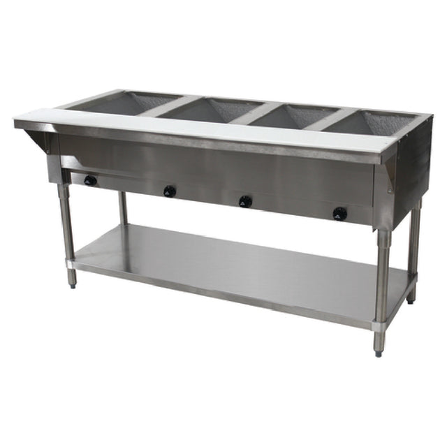 Advance Tabco HF-4G-NAT-X Hot Food Table Natural Gas 62-7/16"W X 30-5/8"D X 34-3/8"H