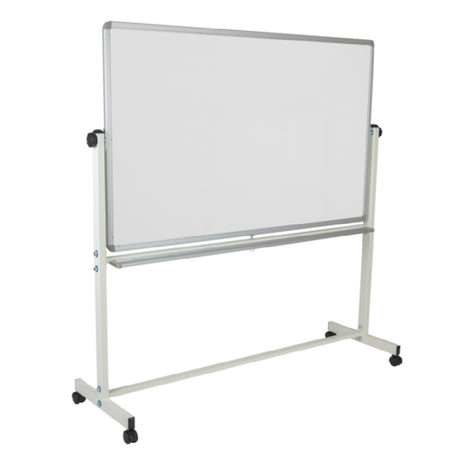 Flash Furniture YU-YCI-005-GG Hercules Series Magnetic Mobile Marker Board 64-1/4"W X 64-3/4"H