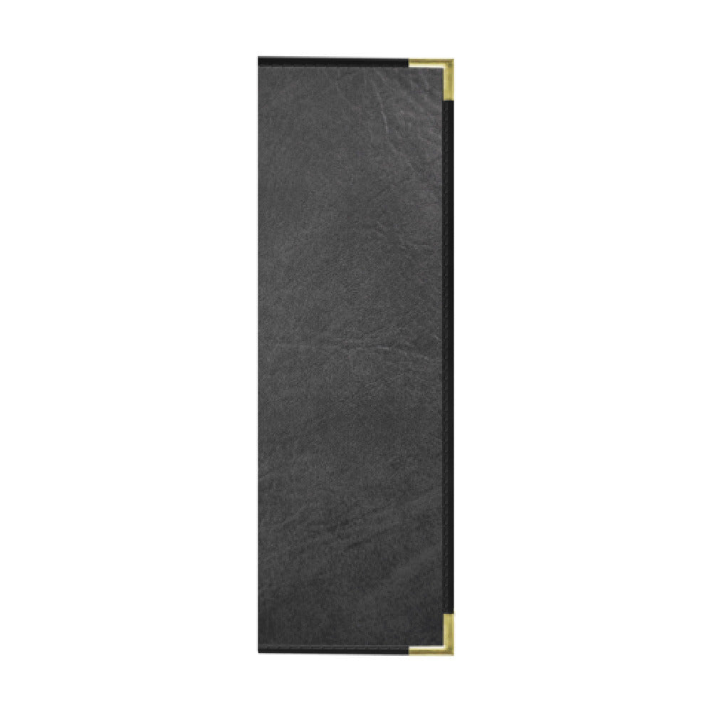 Risch SEVDX-4V 4.25X14 Seville Deluxe Hardback Antibacterial/antimicrobial Faux-leather Menu Cover (specify Color)