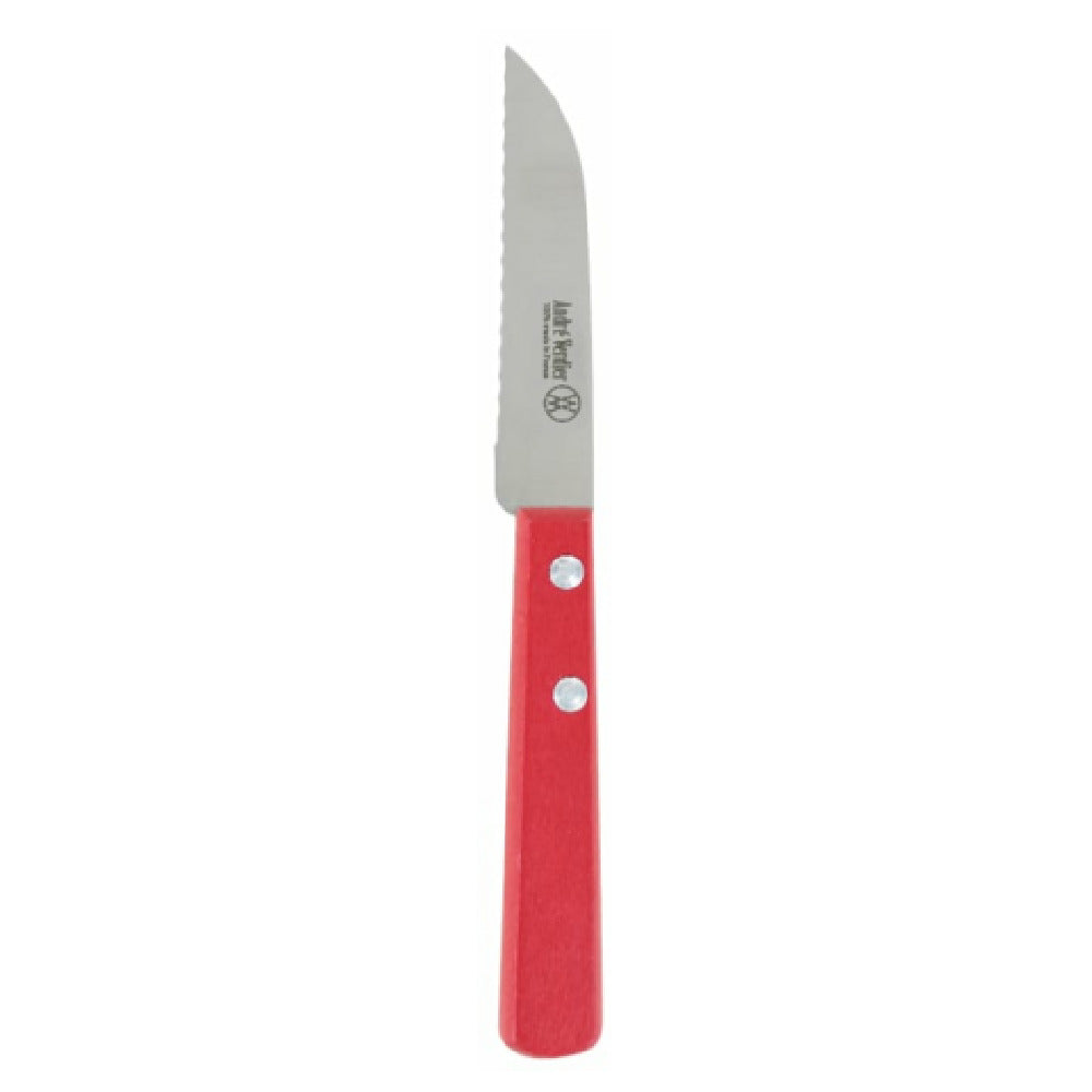 JB Prince Z412 Verdier Serrated Paring Knife 7.1"W X .74"D X .47"H 3.2" Blade