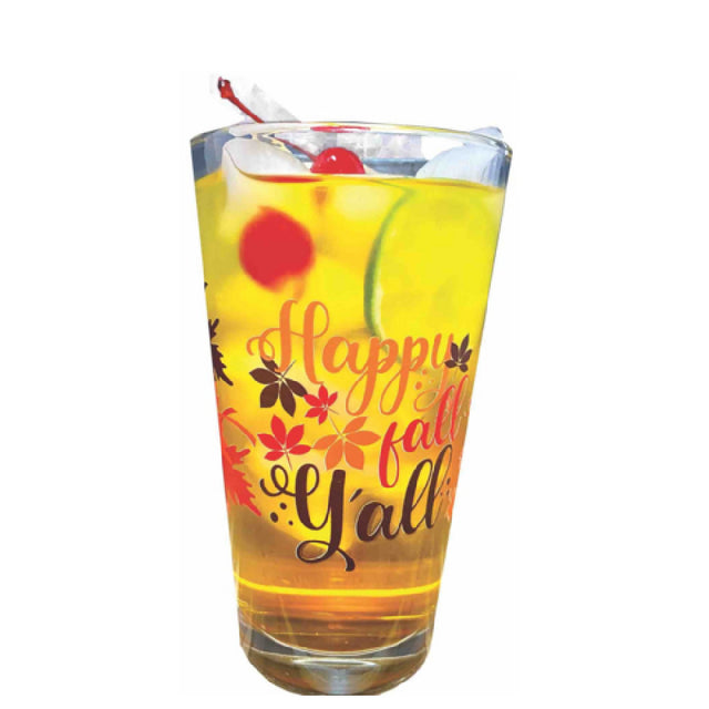 Buccaneer Container Corp 5139FAL1 (Buccaneer) Fall Mixing Glass 16 Oz.