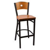 JMC Furniture LIBERTY SERIES CC BARSTOOL WOOD Liberty Series Barstool Indoor Use