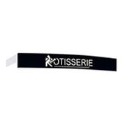 Rotisol 1160BDE Roof With Illuminated "Rotisserie" Sign (or Custom Lettering Or Logo For Additional Charge)