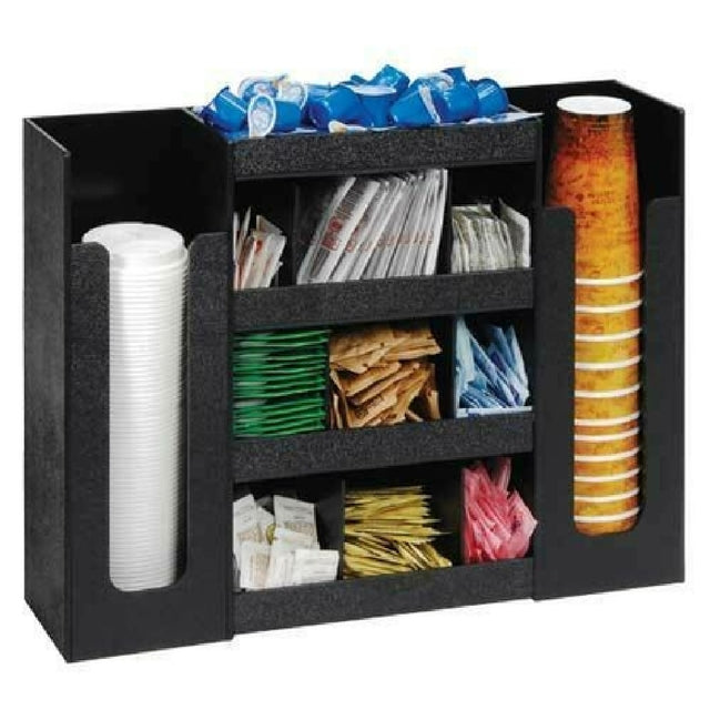 Dispense Rite DLCO-5BT Cup Lid & Condiment Organizer 6 Sections