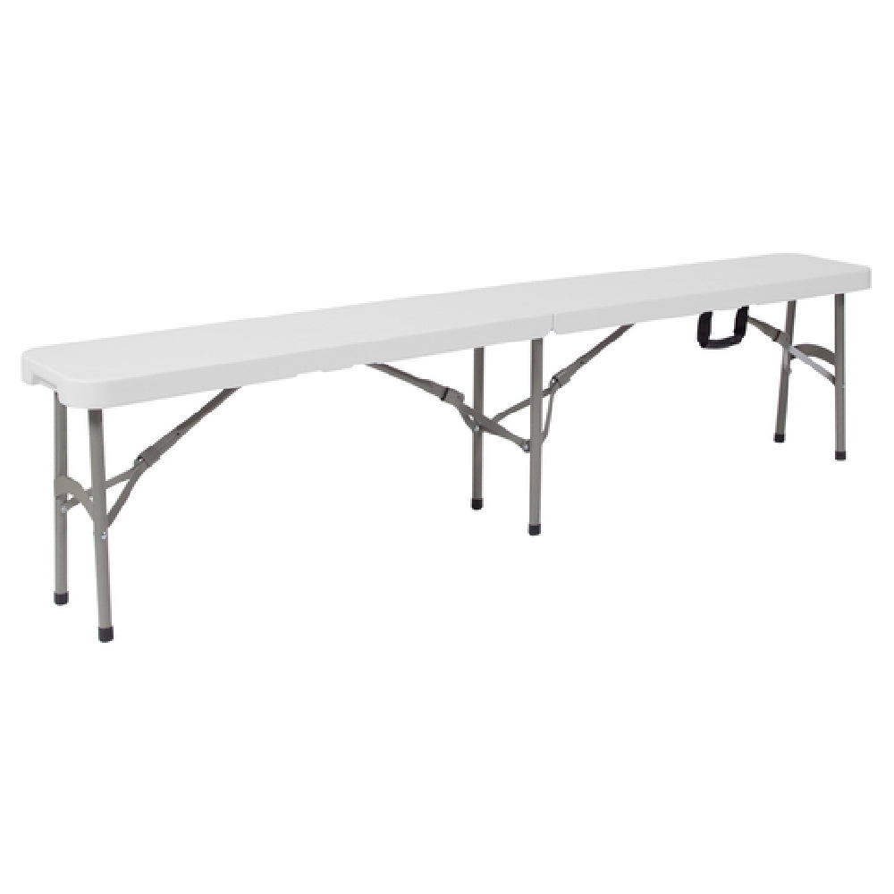 Flash Furniture DAD-YCD-183Z-2-GG Folding Bench 72"W X 11"D X 16-1/2"H Seats Up To 3 Adults