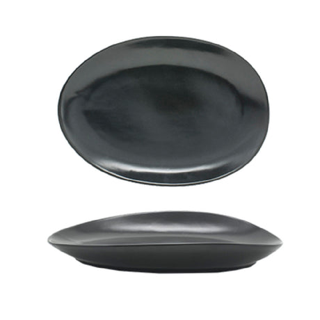 FOH DSP033BKP22 Tides™ Plate 8" X 5-1/2" Oval