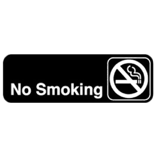 Royal Industries ROY 394513 Sign 3" X 9" "No Smoking"