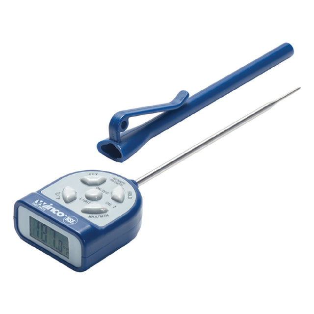 Winco TMT-WD3 Digital Pocket Thermometer 40 To 500F 1.5mm Dia Probe